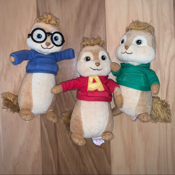 alvin and the chipmunks plushies